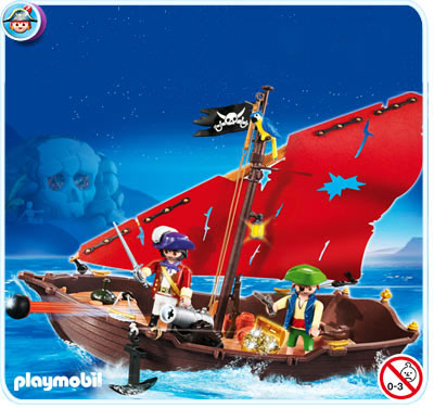 playmobil small pirate ship