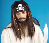 accessory:caribbean pirate wig and scarf