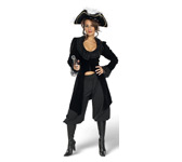 PIRATE COSTUME: SHE CAPTAIN BLACK