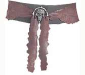accessories: suede look pirate belt