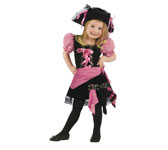 pirate child costume: pink punk pirate