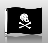 pirate flag: 3x5 henry avery design