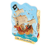 TOY: SPIRGELBURG MINI-PUZZLE CAPTN SHARKY PIRATE BOAT
