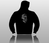hooded sweatshirt: blast maroon design