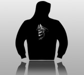 hooded sweatshirt: rogue twine design