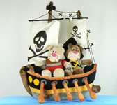 TOY: CUDDLY PIRATE SHIP