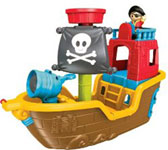 TOY: PULL ALONG MUSICAL PIRATE SHIP