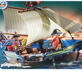 TOY: PLAYMOBIL REDCOAT BATTLE SHIP 5140