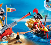 toy: playmobil pirates carrying playset