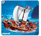 TOY: PLAYMOBIL SOLDIERS BOAT