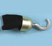accessory: silver hook with sleeve