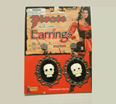 accessory: pirate cameo earrings