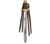accessory: silver pirate sword