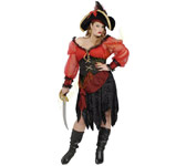 PIRATE COSTUME: BUCCANEER BEAUTY PLUS