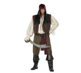 PIRATE COSTUME: ROGUE PIRATE PLUS