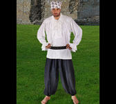 pirate costume: pirate pants black - man