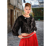 PIRATE COSTUME: PRINCESS RUSLA BLOUSE BLACK