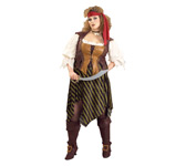 PIRATE COSTUME: POWERFUL WENCH