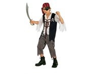 PIRATE CHILD COSTUME: BOY DECKHAND SET