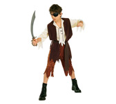 pirate child costume: boy swashbuckler set