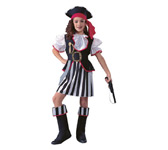 PIRATE CHILD COSTUME: GIRL CAPTAIN SET