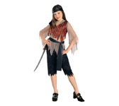 PIRATE CHILD COSTUME: GIRL SWASHBUCKLER SET