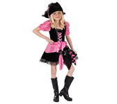 PIRATE CHILD COSTUME: PINK PUNK PIRATE GIRL