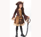 PIRATE CHILD COSTUME: SASSY LITTLE PIRATE