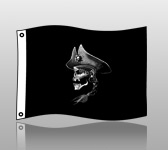 PIRATE FLAG: 20x26 ROGUE TWINE DESIGN