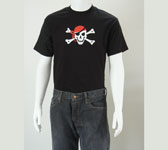 pirate t-shirt: bandanna design.
