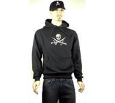 HOODED SWEATSHIRT: BLADE ARM DESIGN