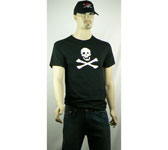 PIRATE T-SHIRT: JOLLY ROGER DESIGN.