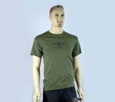 pirate t-shirt: green slash beard design