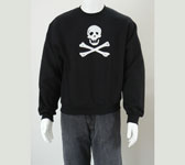 SWEATSHIRT: JOLLY ROGER DESIGN