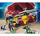 TOY: PLAYMOBIL SHELL WITH CANNON