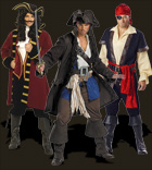 men pirate costumes