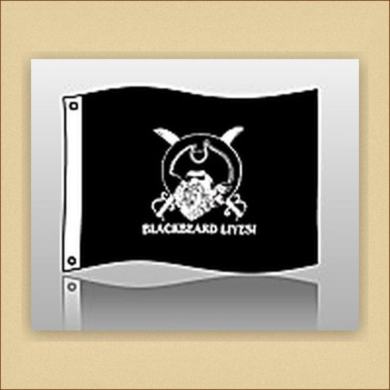 3x5 Blackbeard Lives Pirate Flag