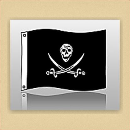 3x5 Rackham Stylized Pirate Flag