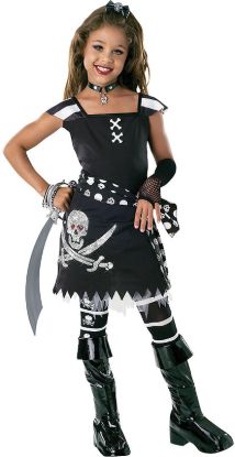 Scar-let Pirate Child Costume