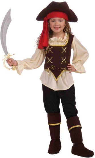 Buccaneer Girl Child Pirate Costume
