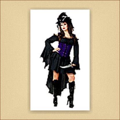 Black Pearl Pirate Lady Costume