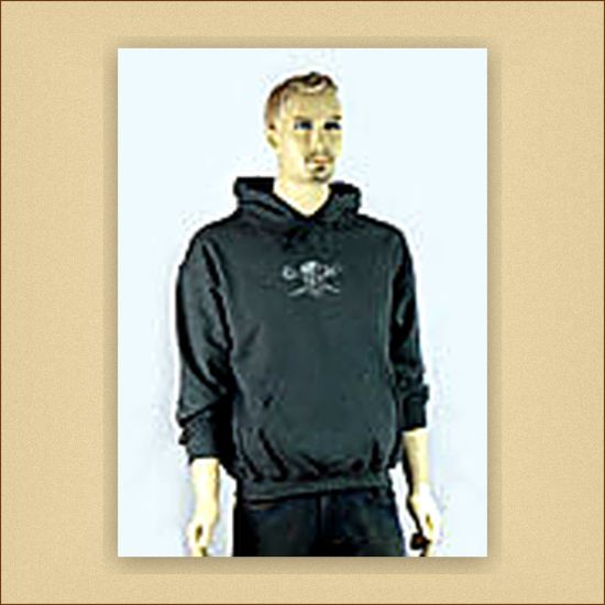 Slash Beard Charcoal Pirate Hoodie
