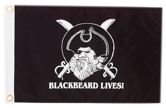 3x5 Blackbeard Lives Pirate Flag