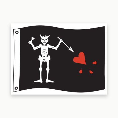 20x26 Blackbeard Pirate Flag