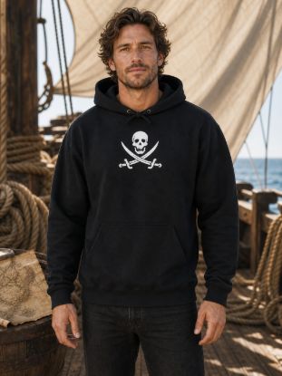 John Rackham Pirate Hoodie model lifestyle image 1