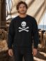 Jolly Roger Pirate Sweatshirt model lifestyle image 1