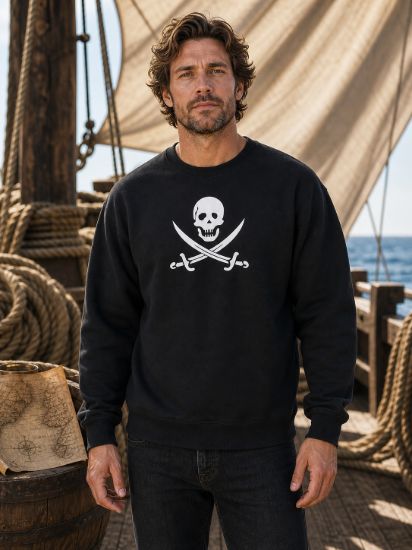 John Rackham Pirate Sweatshirt model lifestyle image 1